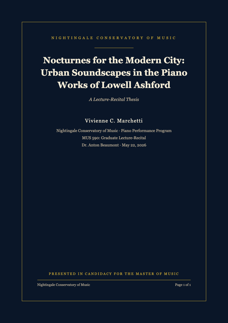 Midnight luxury apa title page